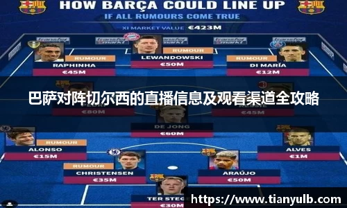 巴萨对阵切尔西的直播信息及观看渠道全攻略